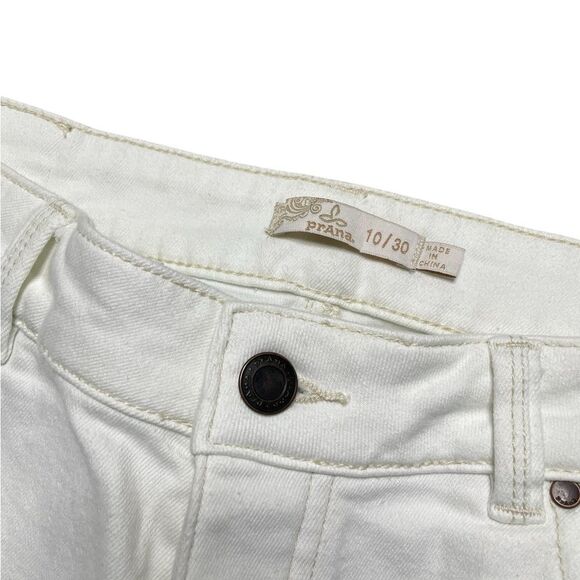 PRANA Kayla Jeans White Size 10 / Size 30 - Picture 9 of 10